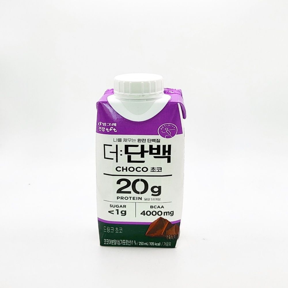 빙그레 더단백 초코 250ml 36개