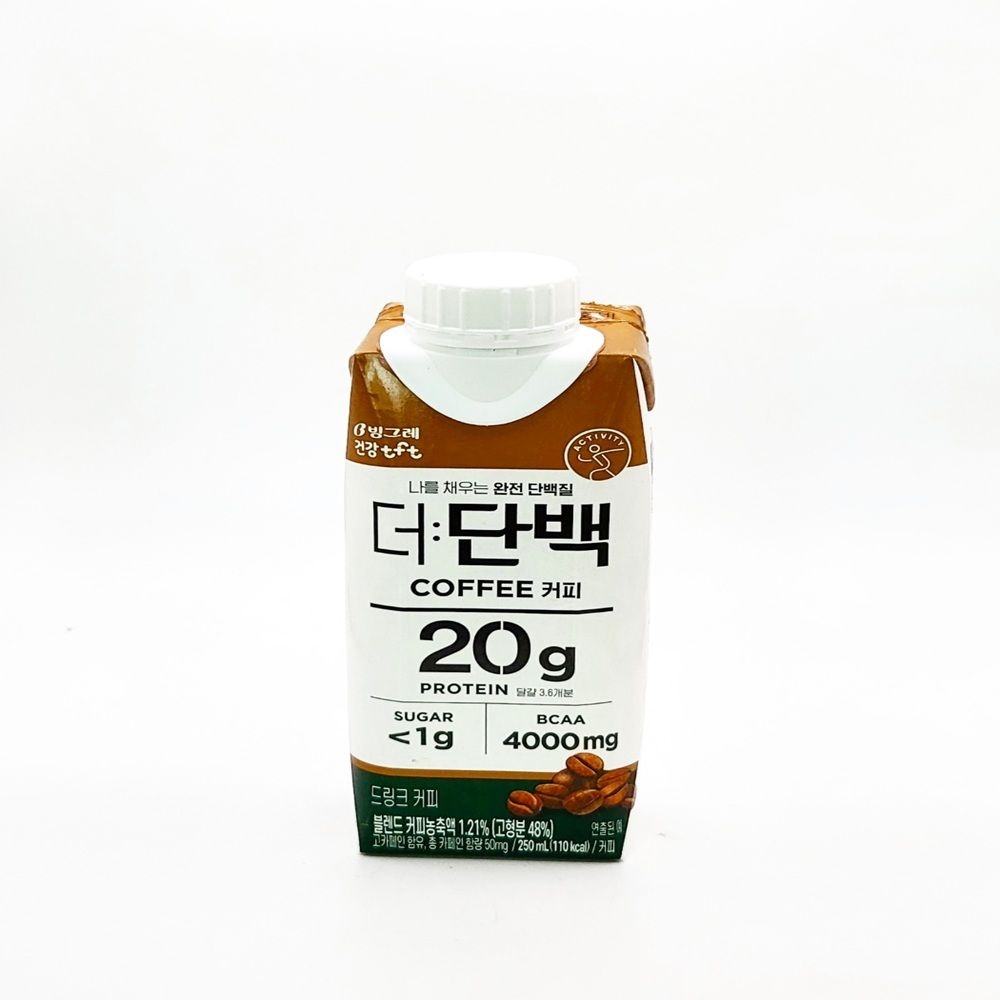 빙그레 더단백 커피 250ml 36개