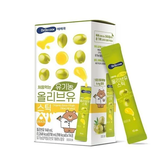 처음먹는 유기농 올리브유스틱 1박스(10ml x 14포)