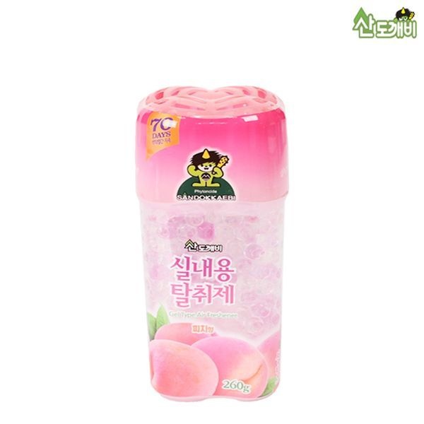 산도깨비 실내용 탈취제 피치 260g x10개