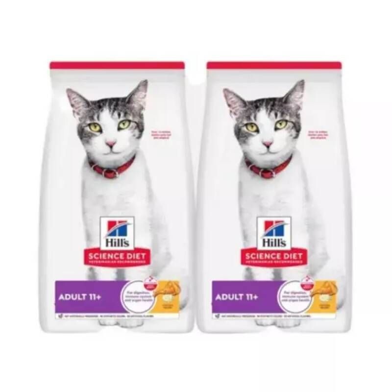 테온셀 힐스 고양이 사료 노령묘 건식 어덜트 11플러스 1.6kg X 2개