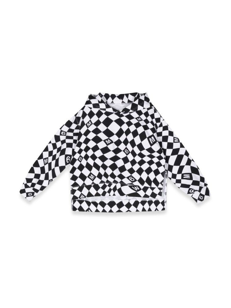 MM6 메종 마르지엘라 23 S/S MM6 메종 마르지엘라 옵티컬 맨투맨 (KIDS 상품) M60330K_MM096M6C01 B0040210087
