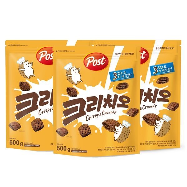 동서 포스트 크리치오 500g x 3개+사은품랜덤증정