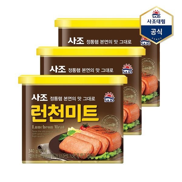 [사조대림]사조 런천미트 340g X 3캔