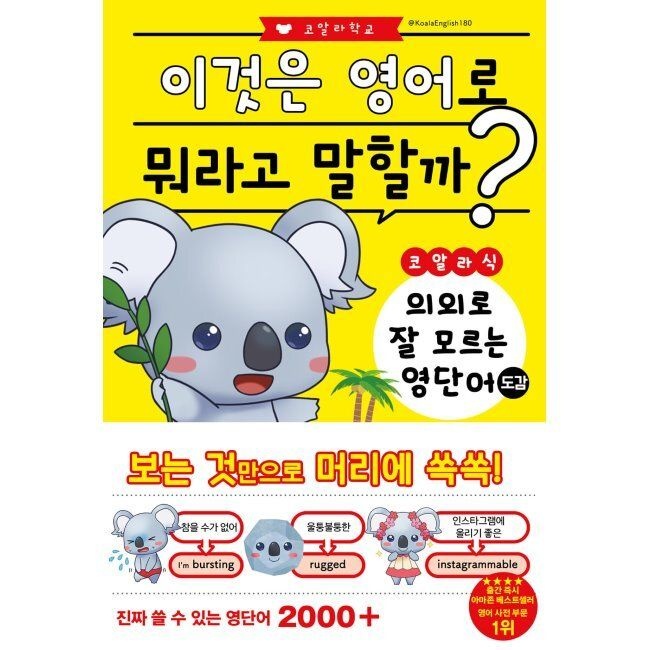 코알라식 의외로 잘 모르는 영단어 도감 - 이것은 영어로 뭐라고 말할까 / 코알라학교