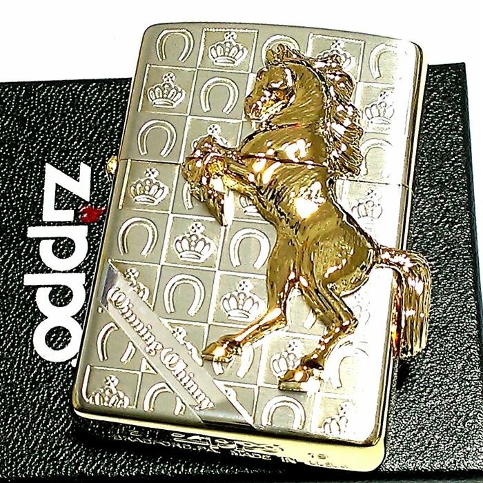 [해외] ZIPPO 위닝위니 그랜드크라운 SG 실버골드 오일 라이터 정품