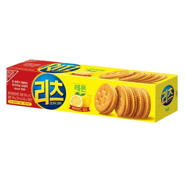 리츠 샌드위치 크래커 레몬 96g