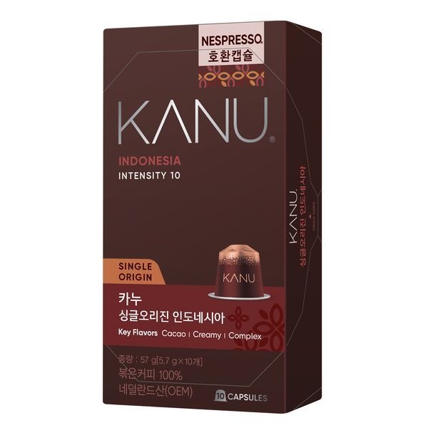 맥심 카누 캡슐커피 싱글오리진 인도네시아 10개입