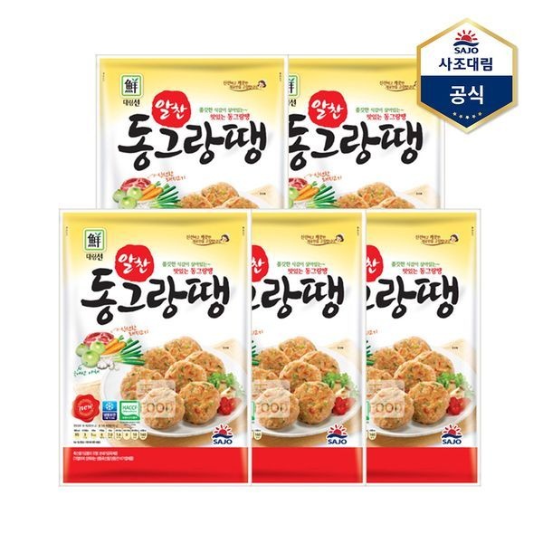 사조 알찬 동그랑땡 1000g X 5개