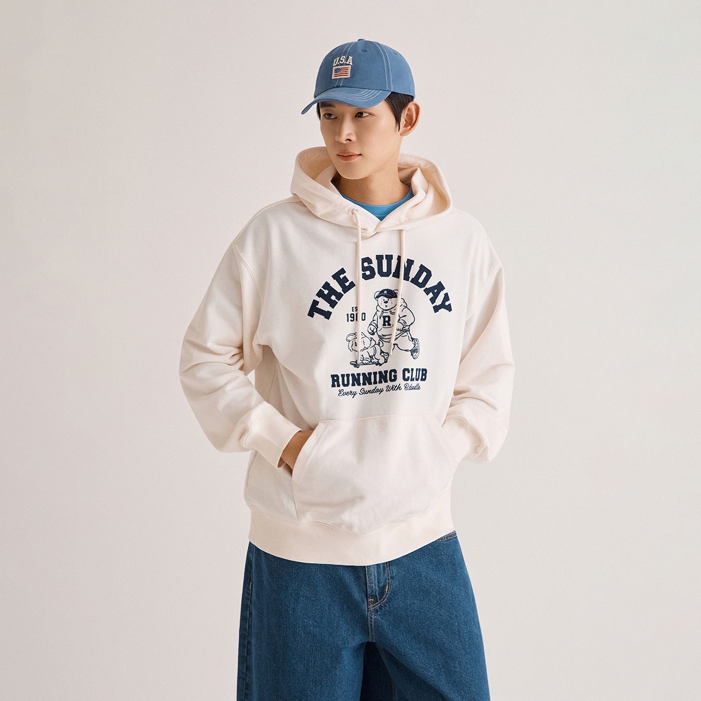 (우디) SUNDAY 후드 풀오버_SPMNG12C71