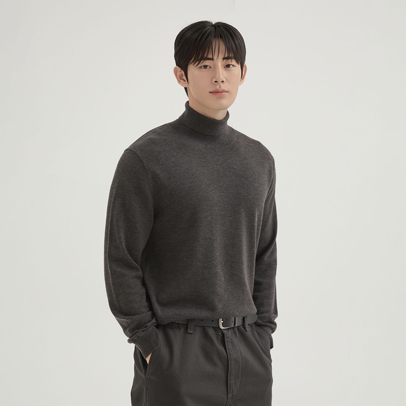 (메리노울블렌드) 터틀넥 니트(SPKAF4TM02 RE)_SPKAG12M02