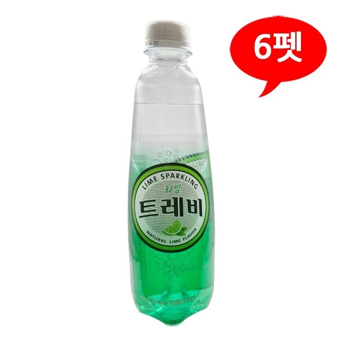 [롯데] 트레비 라임 500mLx6펫