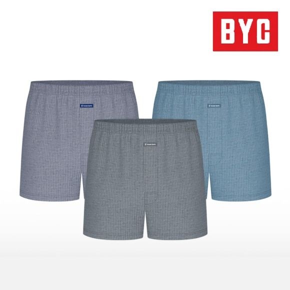 BYC 남성 스포츠 3매입 트렁크팬티 기능성 인팅 MPI2417