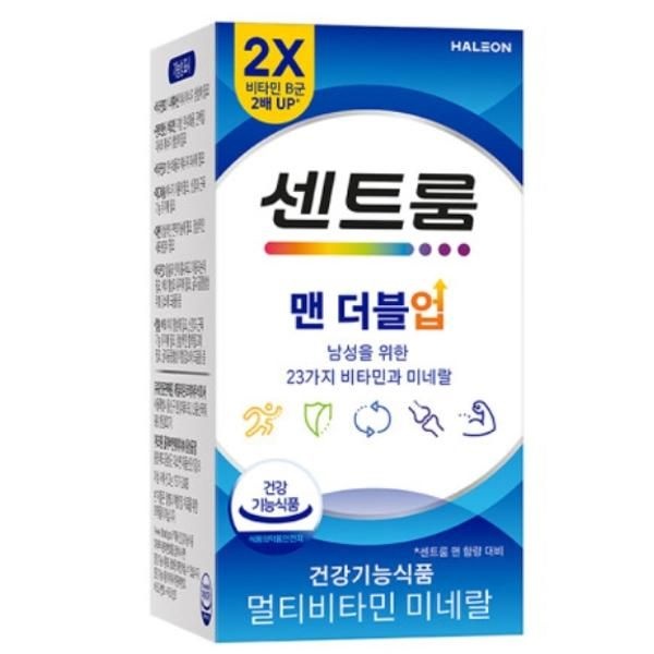 | 센트룸 | 맨 더블업 60정 x 1개 먹기편한 부드러운 비타민 미네랄 개별포장 영양보충