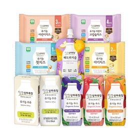 [딜크릿] 상하데이 유기농우유 125/200ml 48팩 外 주스/치즈 최대 33%