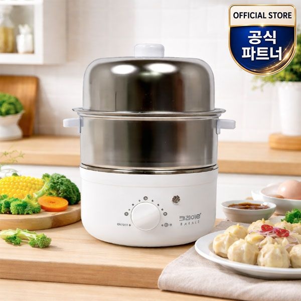 키친아트 라팔 스테인레스 계란찜기 2단 달걀조리기 멀티 찜기 WE-430MX