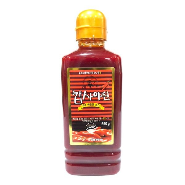 (무)레벤 캡사이신 아주매운맛소스(실온 550g)X1개