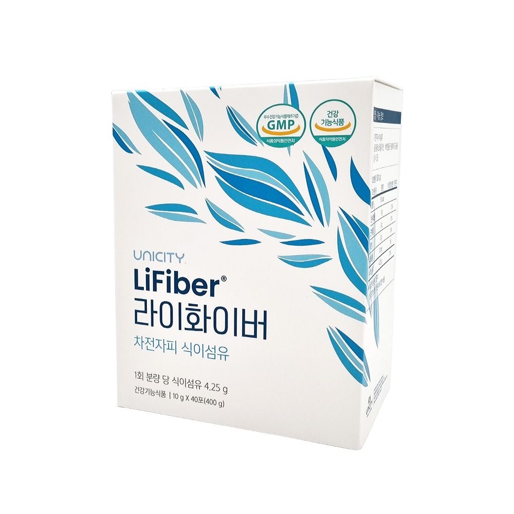 유니시티 정품 라이화이버 차전자피 식이섬유 10g x 40포