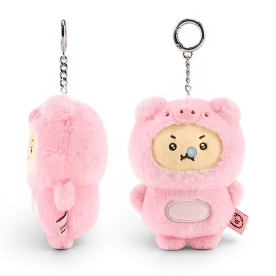 망그러진곰 굿즈 핑크돼지 코스튬 망곰이 인형 키링