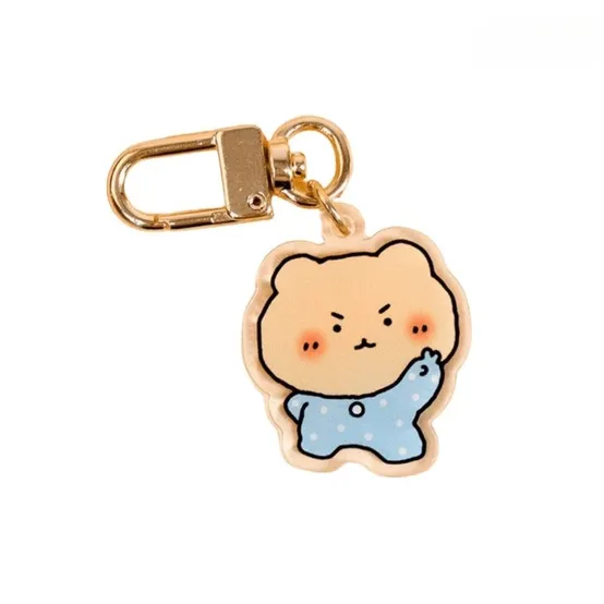 망그러진곰 브이 아기 망곰이 아크릴 미니 키링 굿즈 3x3.6cm