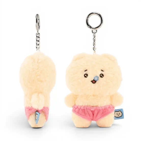 울먹 망그러진곰 키링 핑크빤스 포슬 망곰이 인형 키링 8x10cm