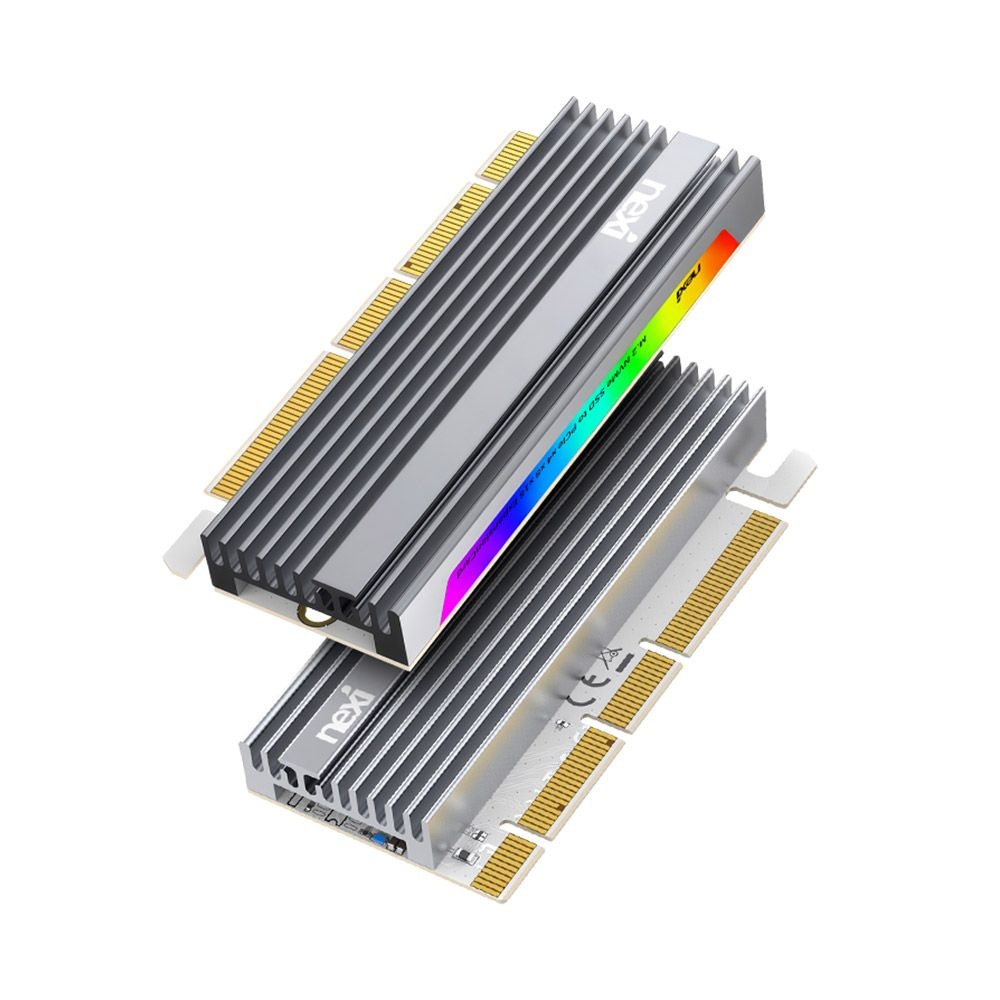 넥시 M.2 NVMe SSD to PCIe x4 x8 x16 확장카드  NX1706