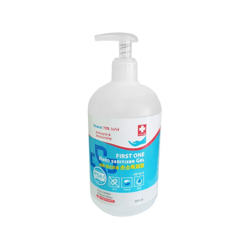 삼현제약 써봄 퍼스트원 손소독제 500ml 에탄올함량70 고순도 3중기능성 식약처허가