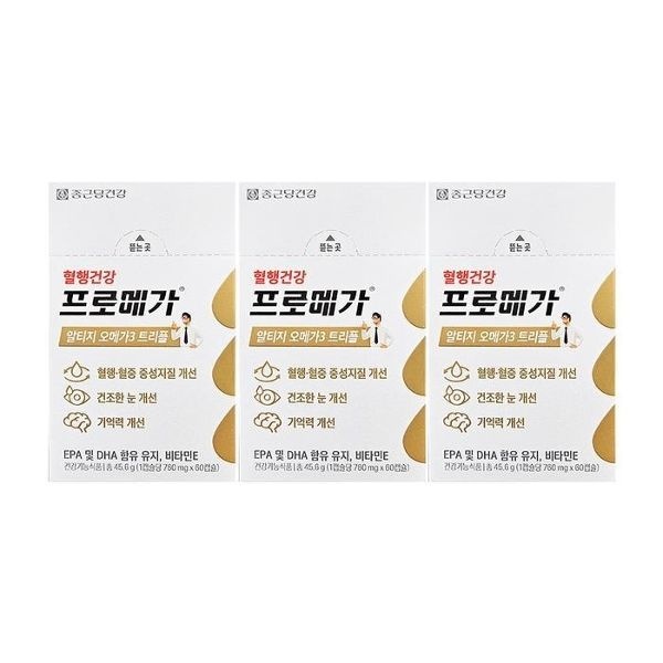종근당건강 프로메가 알티지 오메가3 트리플 760mg x 60캡슐 x...