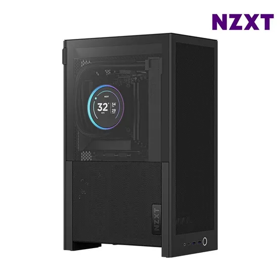 신제품 NZXT H2 FLOW 블랙 Mini ITX SFF 미니케이스 PCIE 5.0 라이저케이블