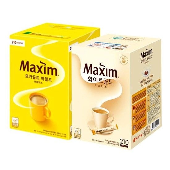 맥심 모카골드 마일드 210T + 화이트골드 210T (총420T) / 커피믹스 (42505373)