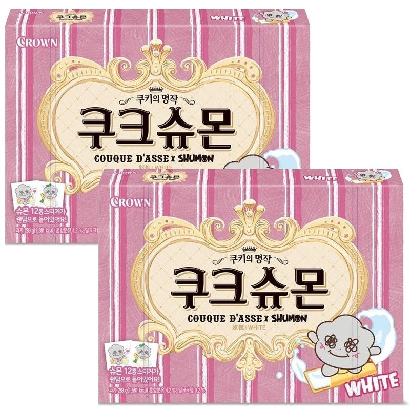 크라운 쿠크슈몬 화이트 289g x 2개