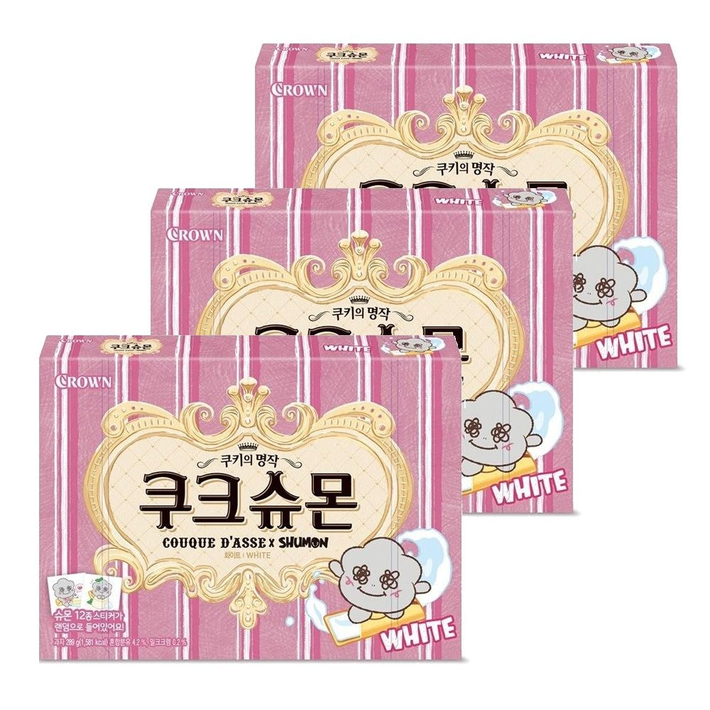 크라운 쿠크슈몬 화이트 289g x 3개
