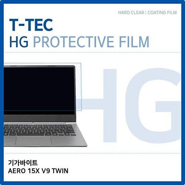 고품질 T.기가바이트 AERO 15X V9 TWIN 고광택 필름 고광택 HG 화면보호 W397D19
