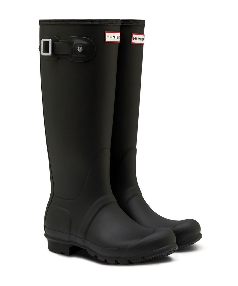 헌터 HUNTER WOMEN 톨 레인부츠 - 블랙 WFT1000RMA-BLK 378650