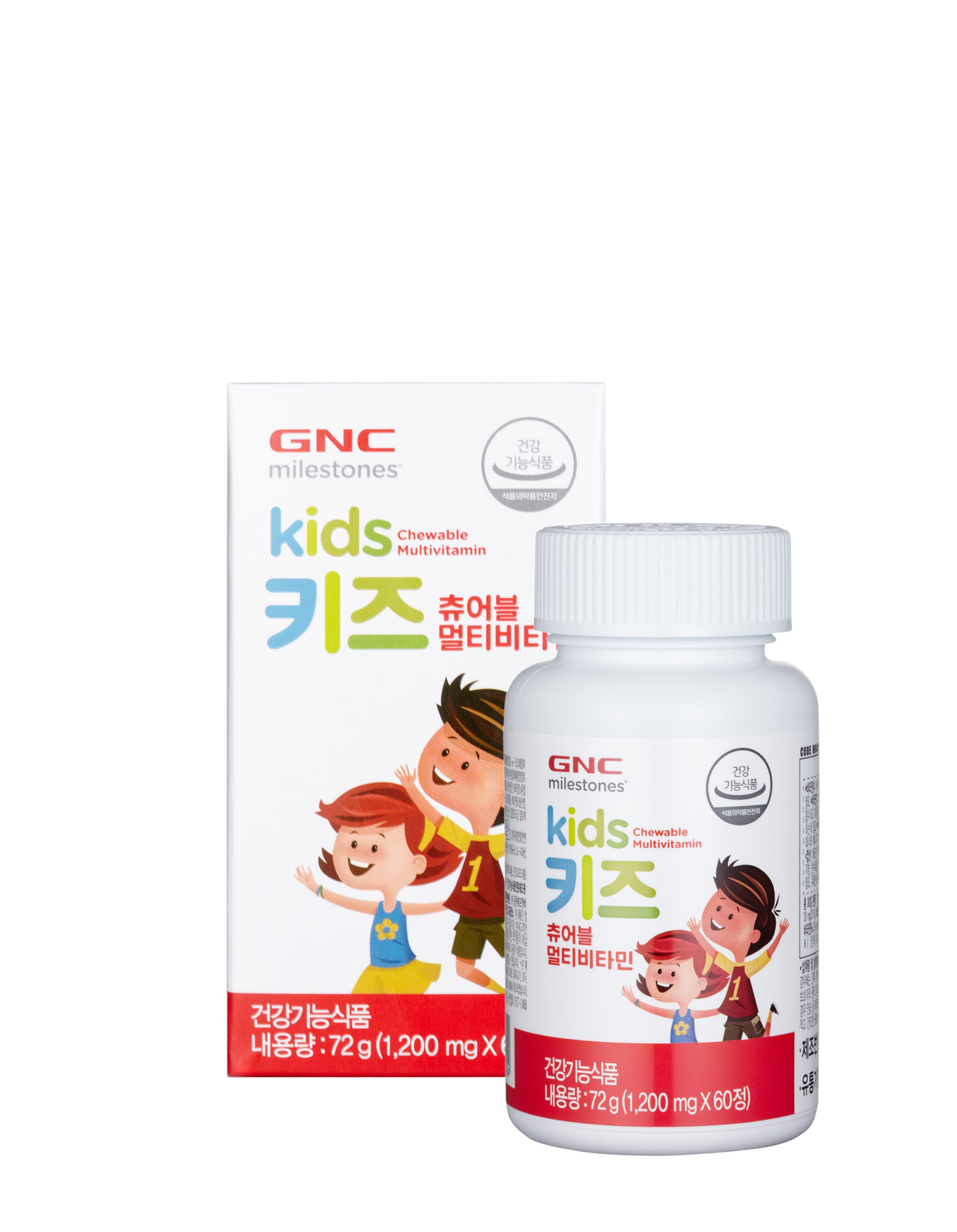 [롯데백화점] GNC [GNC]키즈츄어블멀티비타민(1,200mg*60정/30일분)