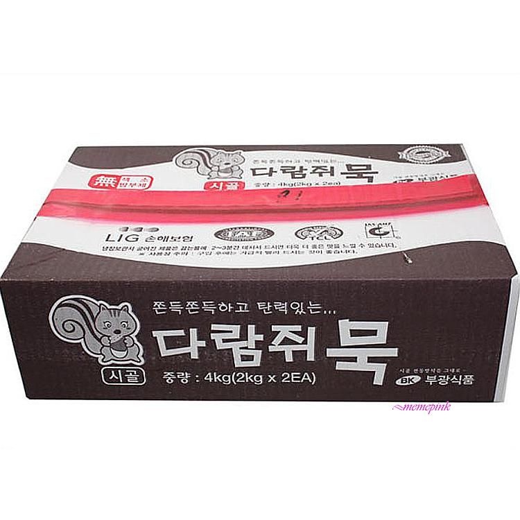 미미샵C10제휴업체 도토리묵 묵사발 만들기 무침 묵밥 요리 2kgx2개 반찬 식자재 업소용 식당 식재료wxy907