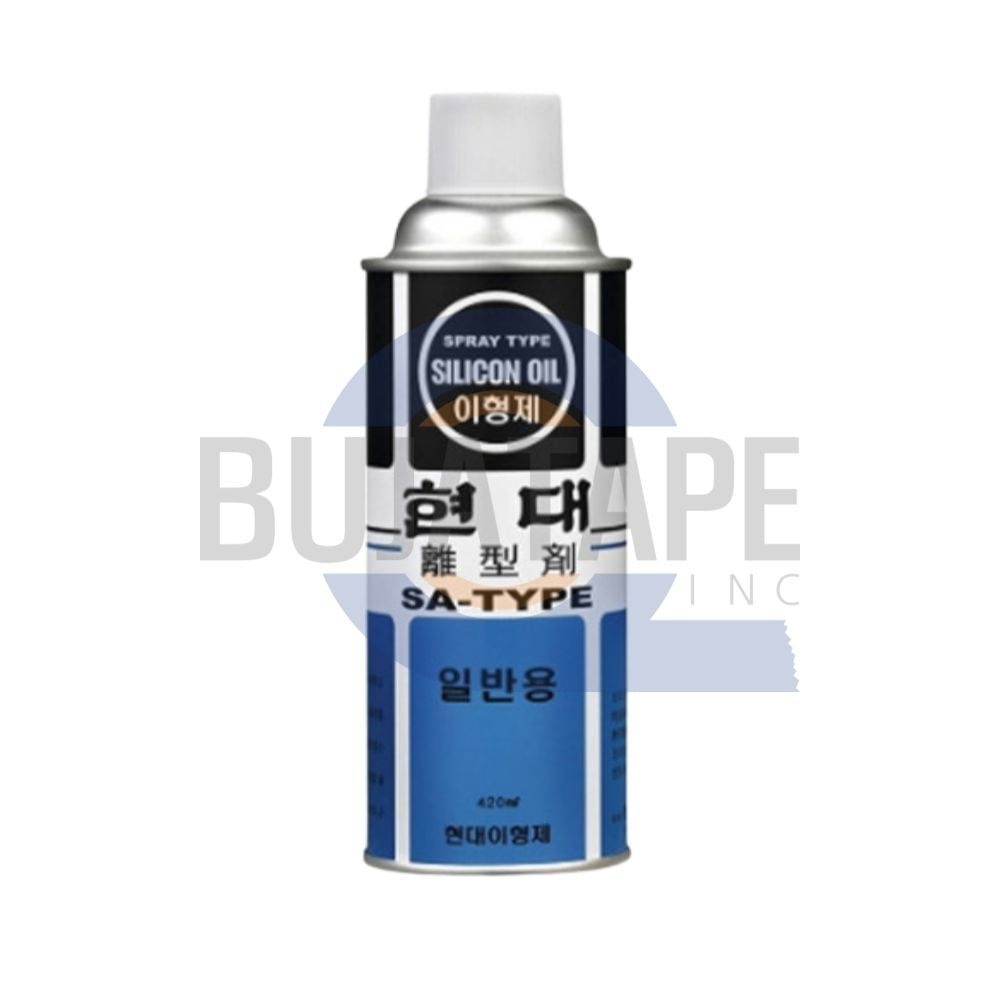 현대이형제 이형코팅제 일반형 실리콘오일 부품용 구리스 420ml 우레탄실리콘