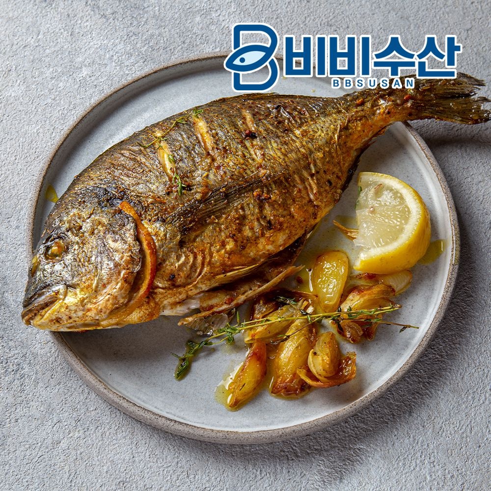 비비수산 국내 제주바다 자연산 참돔 도미 1마리 600g 내외 제수용 생선