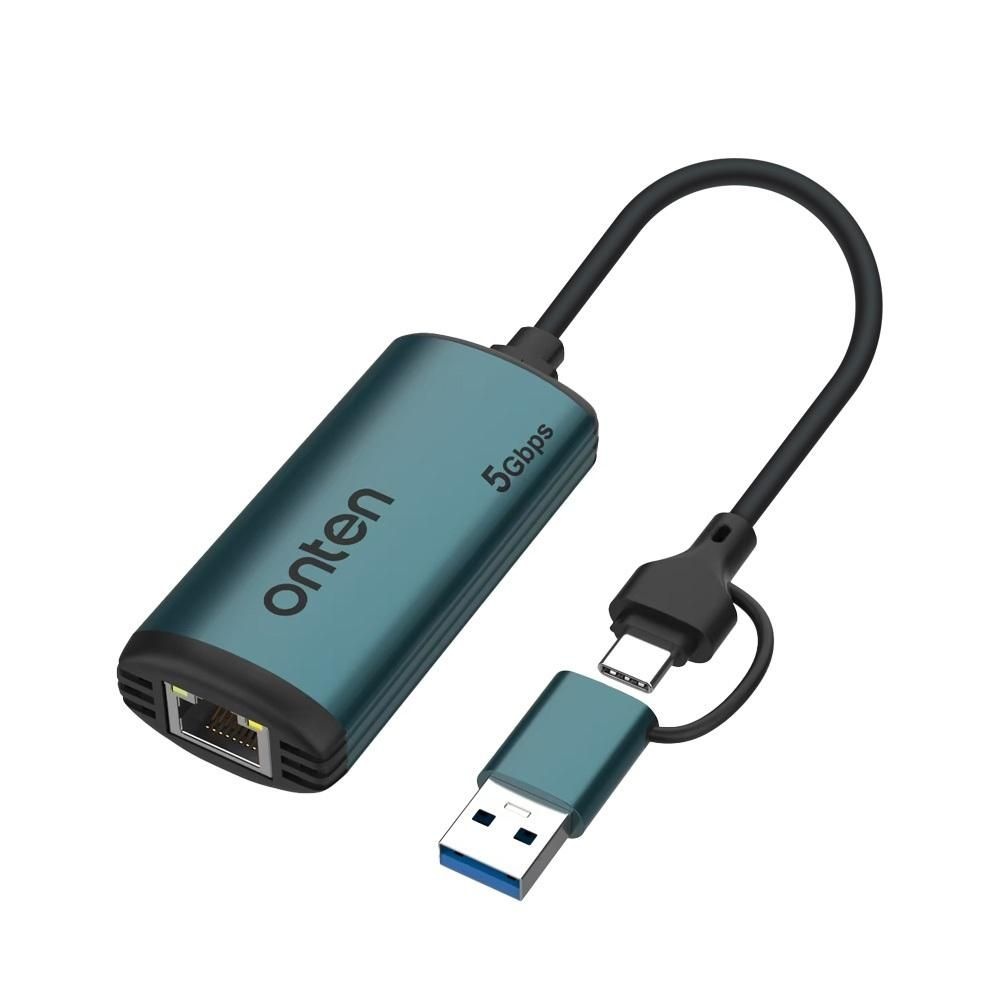 COMS 기가비트 유선 랜카드 5기가비트 이더넷 랜포트 RJ45 A타입 C타입 랜선젠더 PC 노트북 태블릿