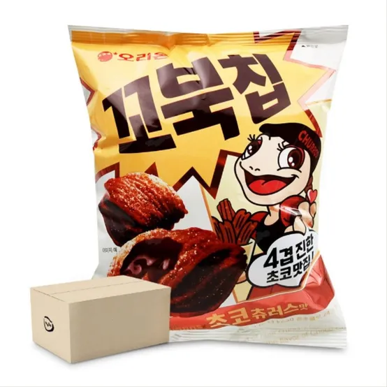 초코 츄러스 꼬북칩 스낵 과자 120gx14개 1박스 어린이 사무실 탕비실 노래방 간식 안주