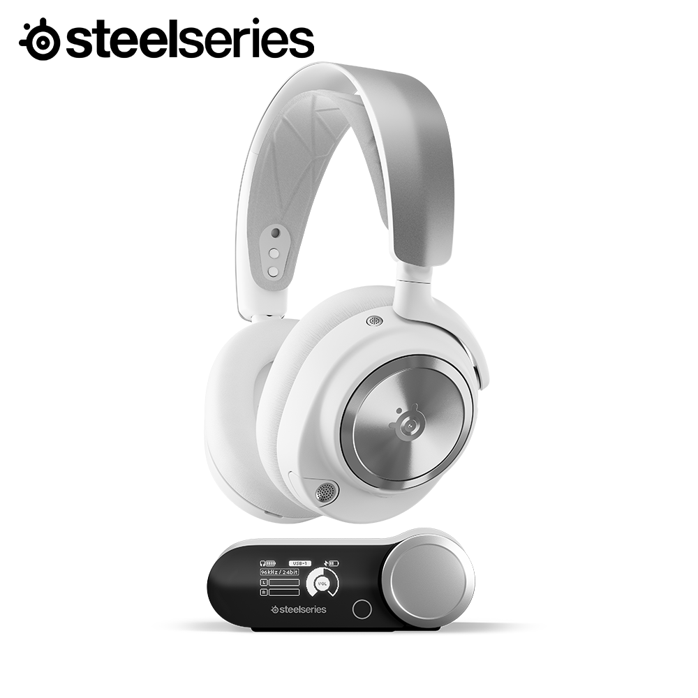 스틸시리즈 Arctis Nova Pro 무선 게이밍 헤드셋 화이트