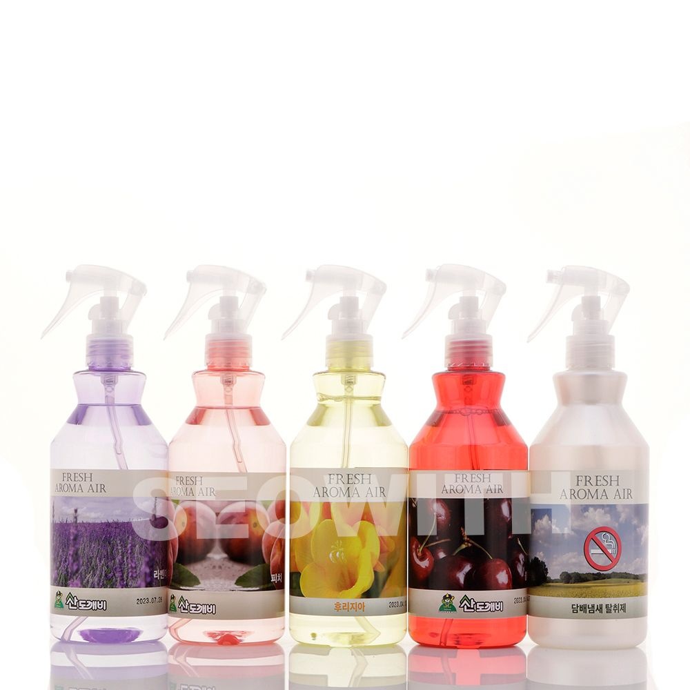 산도깨비 후레쉬 아로마 에어 방향제 380ml 5종택일 에어후레쉬너 실내용/차량용