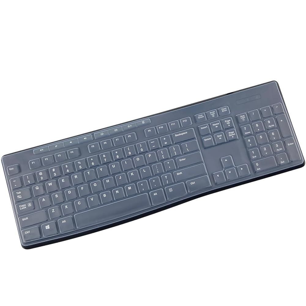 [DSINFOYO][해외] 로지텍 K270 MK295 MK275 MK270 무선 키보드용, 로지텍 K200 K260 K270 MK200 MK260 K270 K275 K295 키보드용 실리콘 키보드 커버, 투