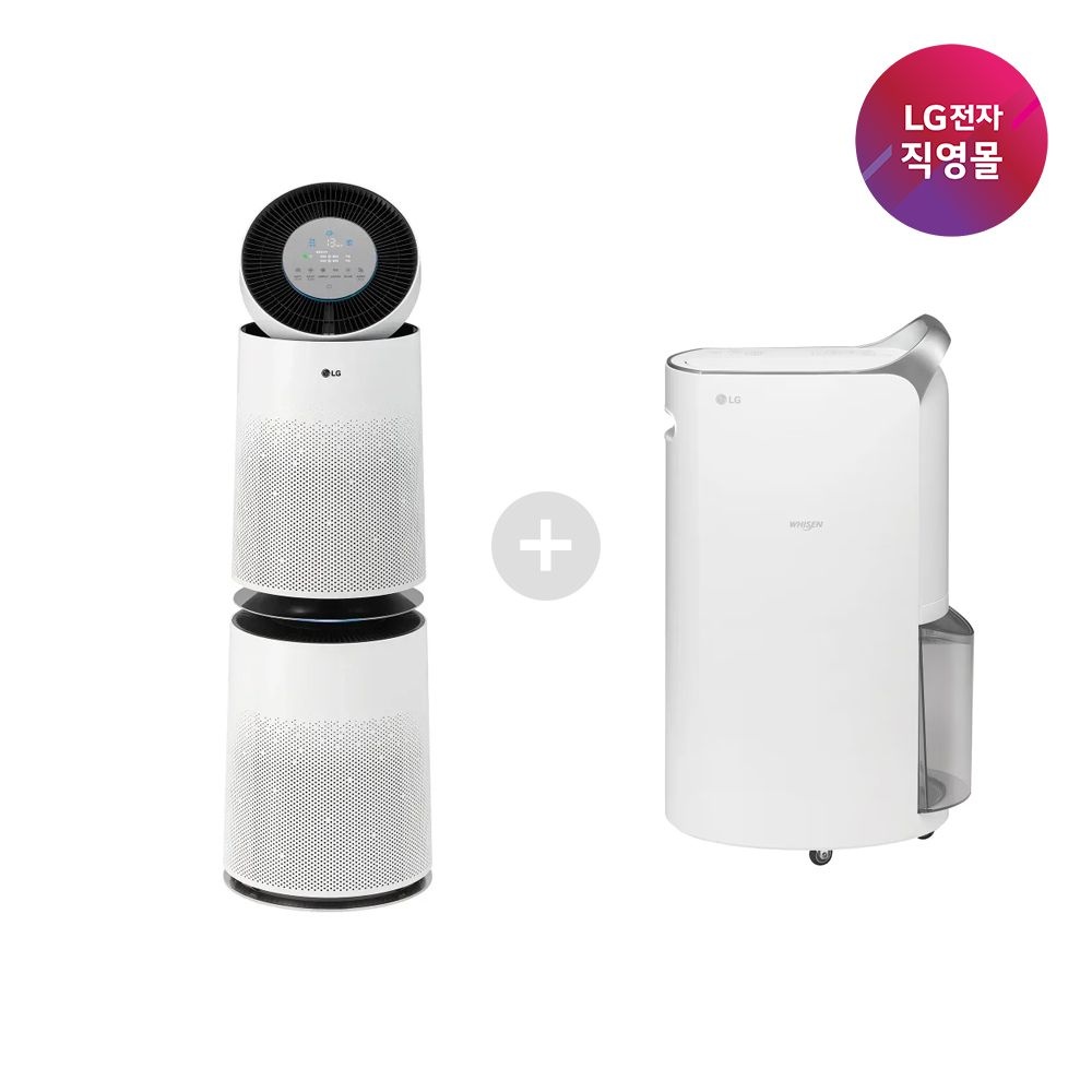 LG전자 [LG전자 직영] 세트상품 AS285DWWA+DQ205PSVA (공기청정기+제습기)