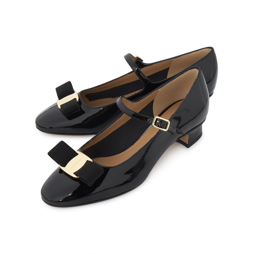 FERRAGAMO 바라 보우 메리제인 여성 펌프스 01L345 0790731