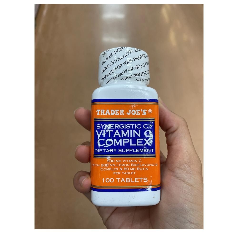 [해외] 트레이더 조 비타민 C 콤플렉스 100정 2팩 500mg Trader Joe's Synergistic C Vitamin C Complex 500mg
