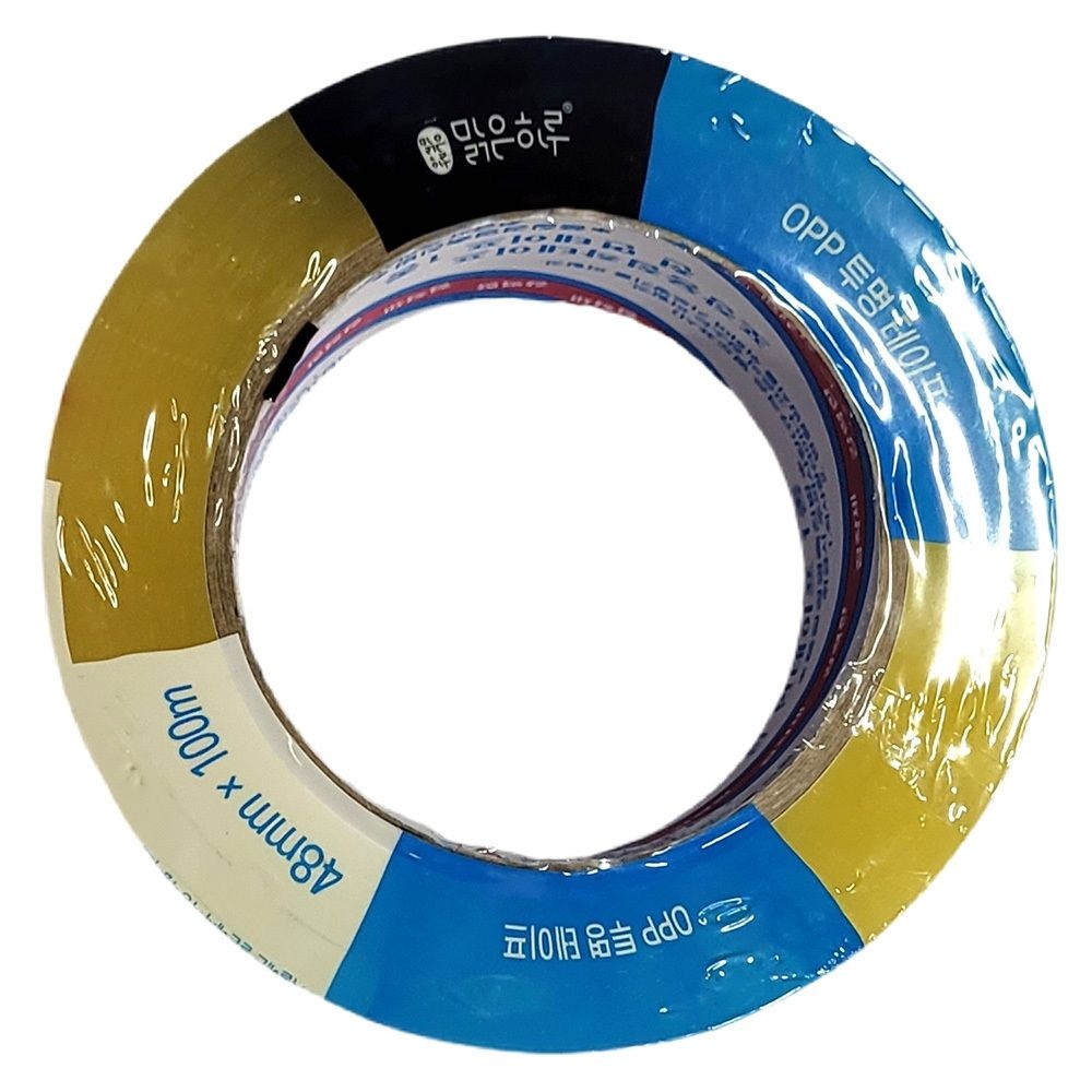 안정적인 접착력 포장 OPP 투명 테이프 48mm x 100m