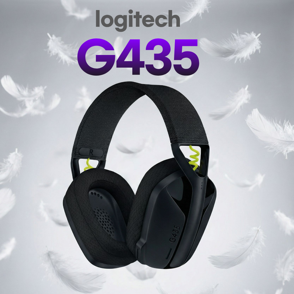 로지텍G 로지텍 G435 LIGHTSPEED 무선 게이밍 헤드셋 /병행수입 정품/박스패키징