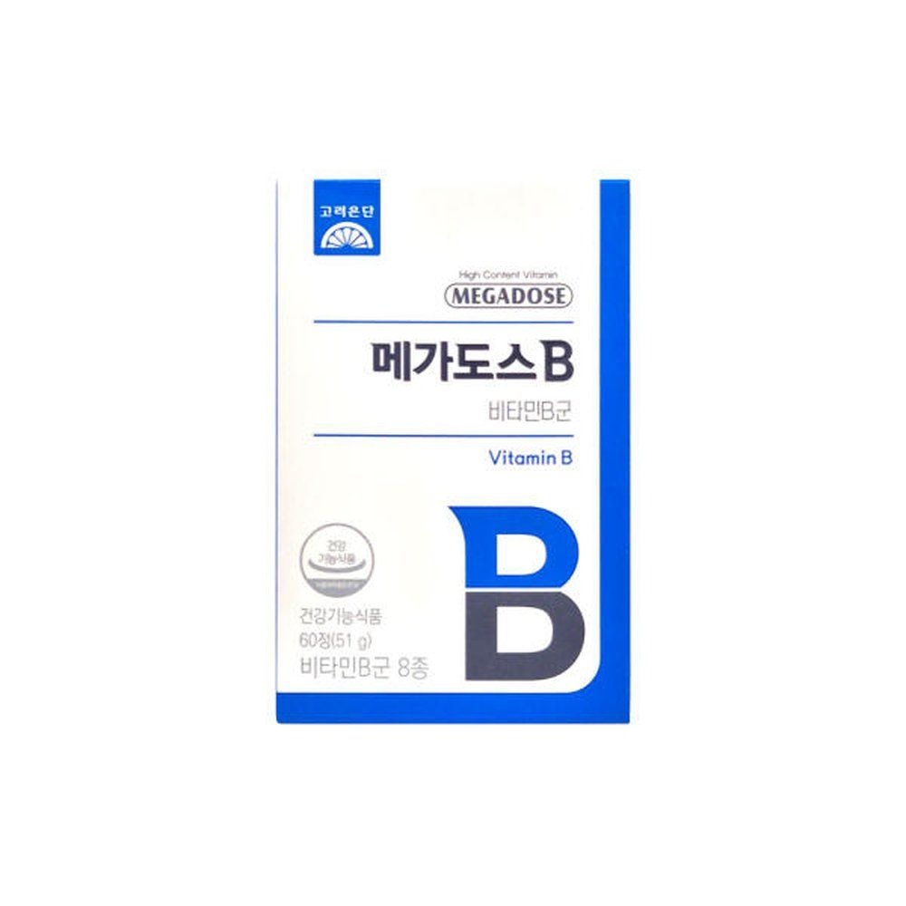 고려은단 메가도스B 비타민B군 850mg 60정 1개mj