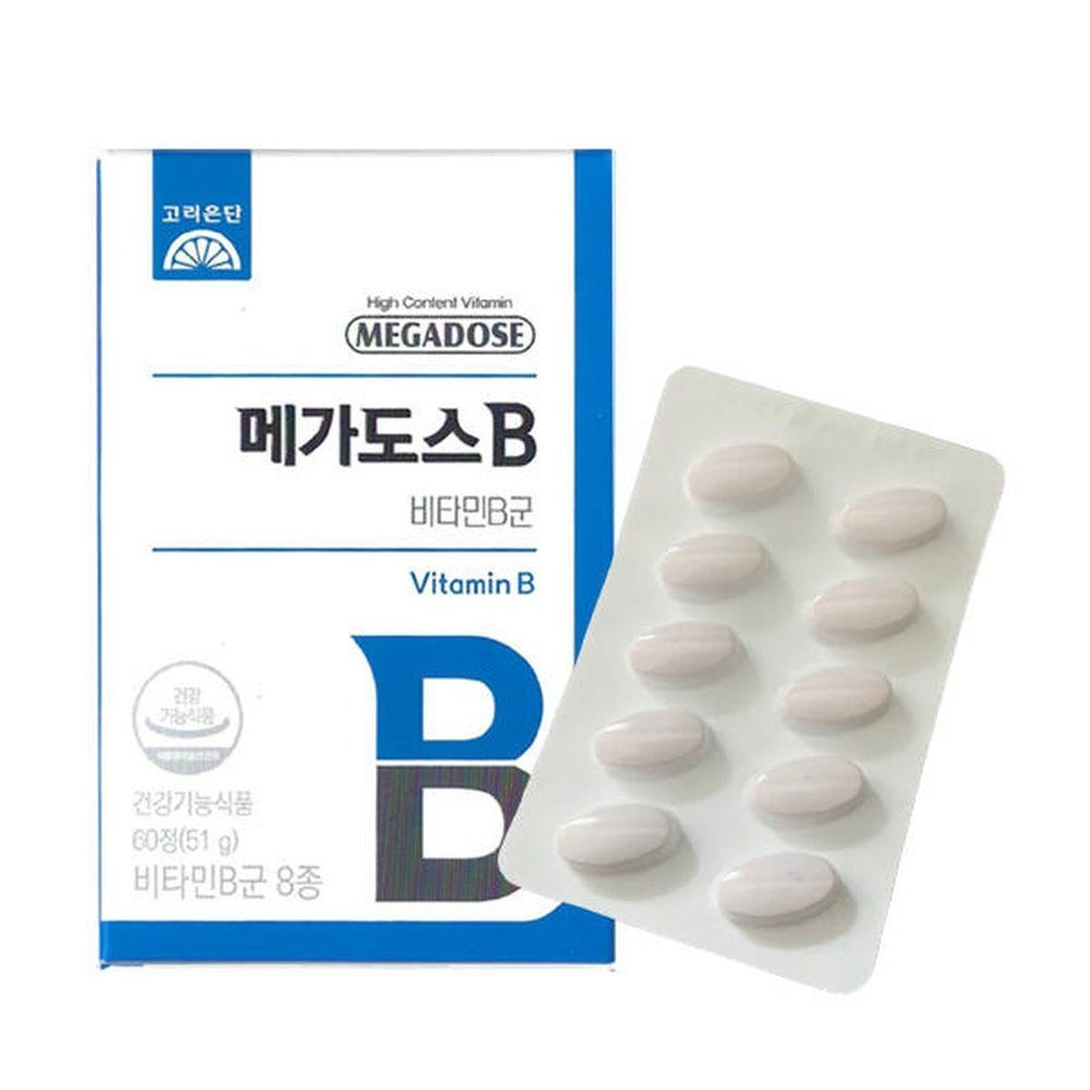 고려은단 메가도스B 비타민B군 850mg x 60정 JJ몰